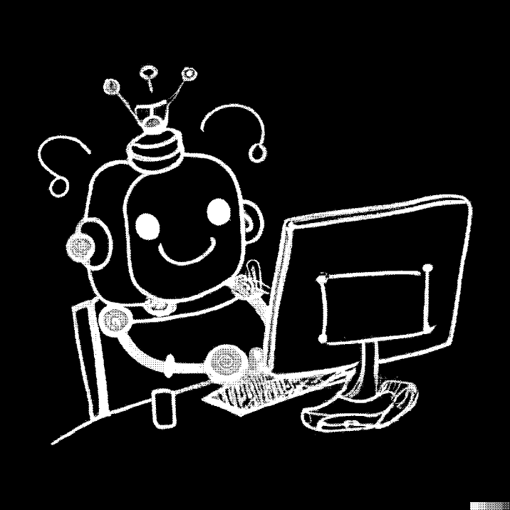 cartoon cute dalle drawing itself